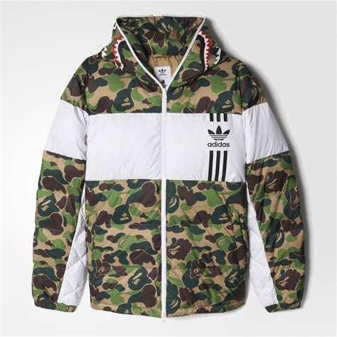 bape adidas coat replica|Bape jacket stockx.